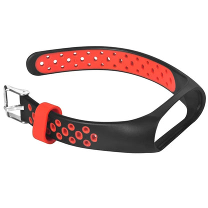 For Xiaomi Mi Band 7 / 6 / 5 / 4 / 3 NFC Watch Bands Dual Color Breathable Silicone Straps