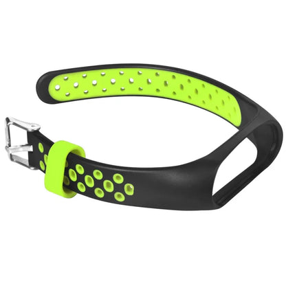 For Xiaomi Mi Band 7 / 6 / 5 / 4 / 3 NFC Watch Bands Dual Color Breathable Silicone Straps