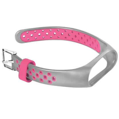For Xiaomi Mi Band 7 / 6 / 5 / 4 / 3 NFC Watch Bands Dual Color Breathable Silicone Straps