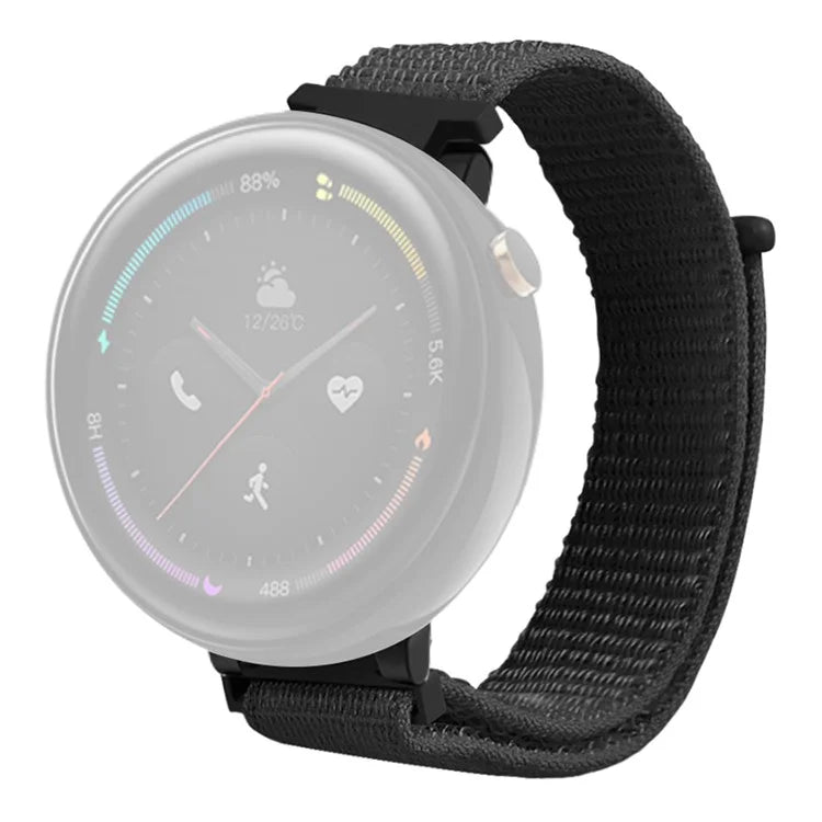 For Huami Amazfit Verge 2 (A1807) Nylon Sport Loop Watch Bands Adjustable Strap with Spring Bar