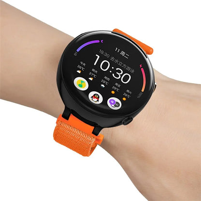 For Huami Amazfit Verge 2 (A1807) Nylon Sport Loop Watch Bands Adjustable Strap with Spring Bar