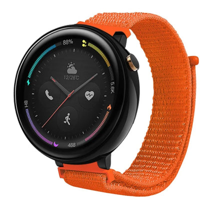 For Huami Amazfit Verge 2 (A1807) Nylon Sport Loop Watch Bands Adjustable Strap with Spring Bar
