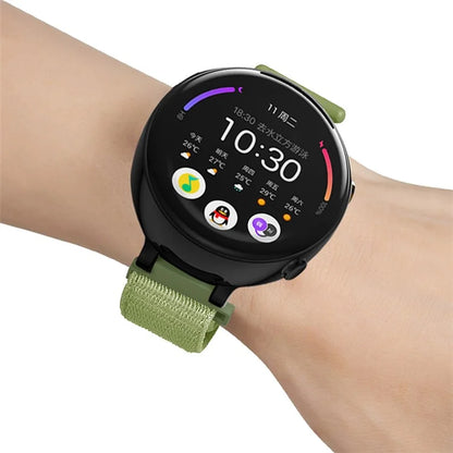For Huami Amazfit Verge 2 (A1807) Nylon Sport Loop Watch Bands Adjustable Strap with Spring Bar