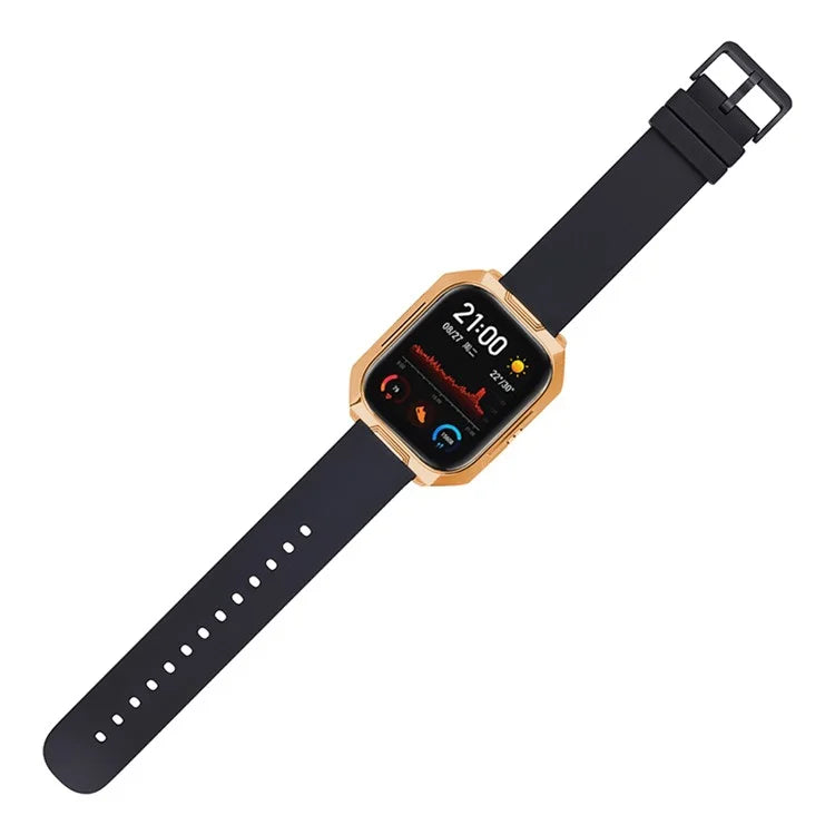 For Huami Amazfit GTS Explorer Edition PC Plating Frame Hollow Watch Case