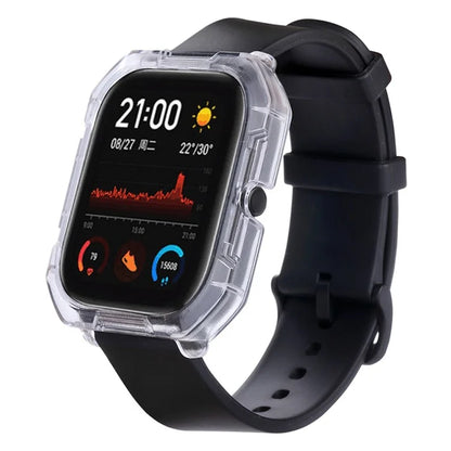 For Huami Amazfit GTS Explorer Edition PC Plating Frame Hollow Watch Case