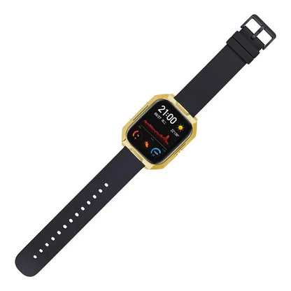 For Huami Amazfit GTS Explorer Edition PC Plating Frame Hollow Watch Case