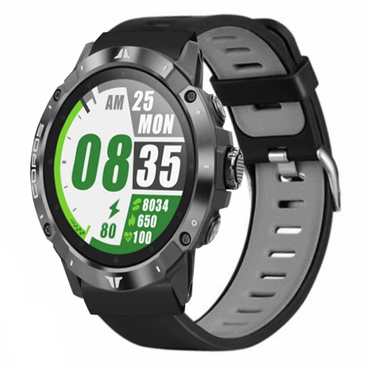 For Huami Amazfit Falcon / Garmin Fenix 7 / 6 / 5 Silicone Watch Band Dual Color Sport Strap with 22mm PC Connector
