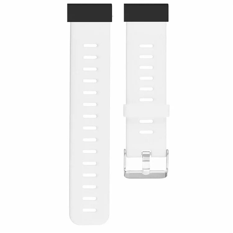 For Huami Amazfit Falcon / Garmin Fenix 7 / 6 / 5 Silicone Watch Band Dual Color Sport Strap with 22mm PC Connector