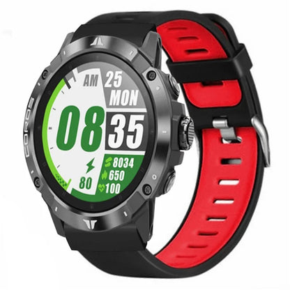 For Huami Amazfit Falcon / Garmin Fenix 7 / 6 / 5 Silicone Watch Band Dual Color Sport Strap with 22mm PC Connector