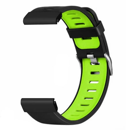 For Huami Amazfit Falcon / Garmin Fenix 7 / 6 / 5 Silicone Watch Band Dual Color Sport Strap with 22mm PC Connector
