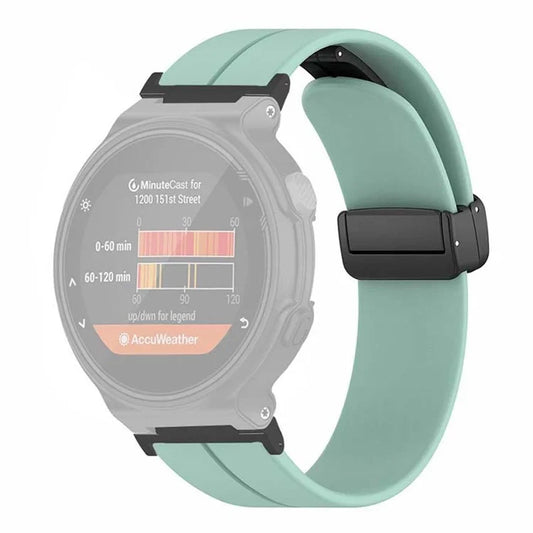 For Garmin Forerunner 220 / 230 / 235 / 735XT / 620 / 630 Watch Strap Magnetic Buckle Silicone Strap