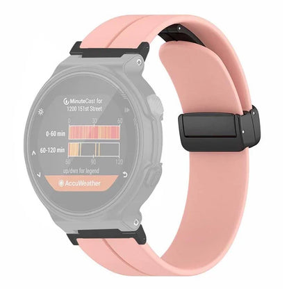 For Garmin Forerunner 220 / 230 / 235 / 735XT / 620 / 630 Watch Strap Magnetic Buckle Silicone Strap