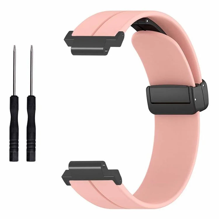 For Garmin Forerunner 220 / 230 / 235 / 735XT / 620 / 630 Watch Strap Magnetic Buckle Silicone Strap