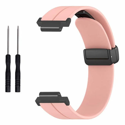 For Garmin Forerunner 220 / 230 / 235 / 735XT / 620 / 630 Watch Strap Magnetic Buckle Silicone Strap