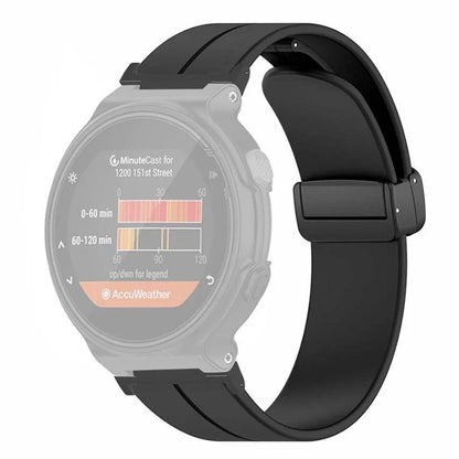 For Garmin Forerunner 220 / 230 / 235 / 735XT / 620 / 630 Watch Strap Magnetic Buckle Silicone Strap