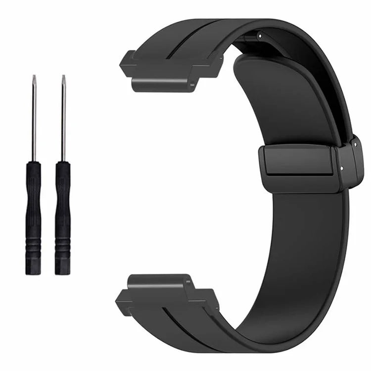 For Garmin Forerunner 220 / 230 / 235 / 735XT / 620 / 630 Watch Strap Magnetic Buckle Silicone Strap