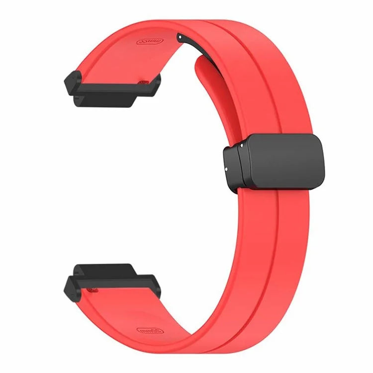 For Garmin Forerunner 220 / 230 / 235 / 735XT / 620 / 630 Watch Strap Magnetic Buckle Silicone Strap