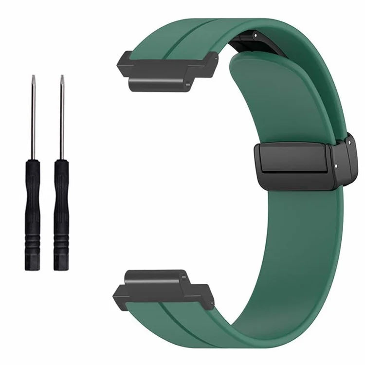 For Garmin Forerunner 220 / 230 / 235 / 735XT / 620 / 630 Watch Strap Magnetic Buckle Silicone Strap