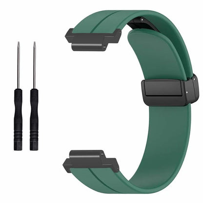 For Garmin Forerunner 220 / 230 / 235 / 735XT / 620 / 630 Watch Strap Magnetic Buckle Silicone Strap