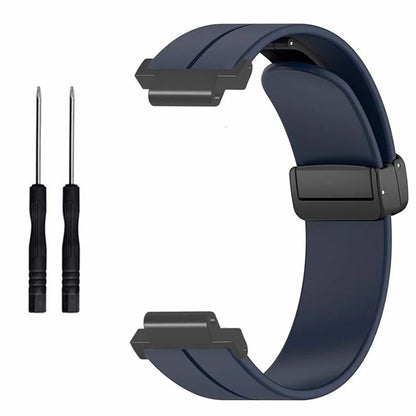 For Garmin Forerunner 220 / 230 / 235 / 735XT / 620 / 630 Watch Strap Magnetic Buckle Silicone Strap