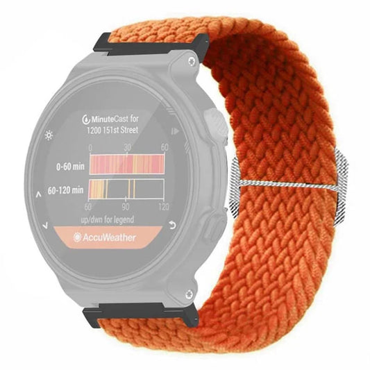 For Garmin Forerunner 220 / 230 / 235 / 735XT / 620 / 630 Watch Strap Stretchy Braided Nylon Band