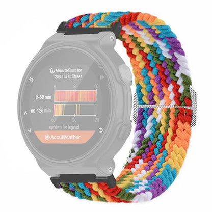 For Garmin Forerunner 220 / 230 / 235 / 735XT / 620 / 630 Watch Strap Stretchy Braided Nylon Band