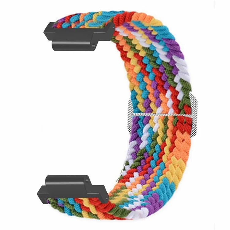For Garmin Forerunner 220 / 230 / 235 / 735XT / 620 / 630 Watch Strap Stretchy Braided Nylon Band