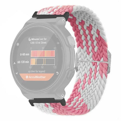 For Garmin Forerunner 220 / 230 / 235 / 735XT / 620 / 630 Watch Strap Stretchy Braided Nylon Band