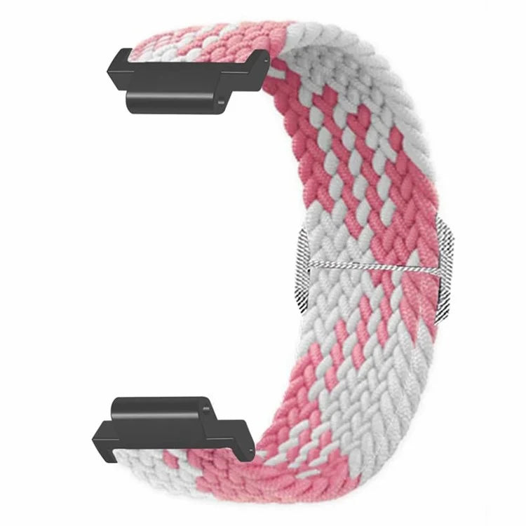 For Garmin Forerunner 220 / 230 / 235 / 735XT / 620 / 630 Watch Strap Stretchy Braided Nylon Band
