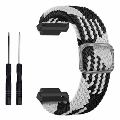 For Garmin Forerunner 220 / 230 / 235 / 735XT / 620 / 630 Watch Strap Stretchy Braided Nylon Band