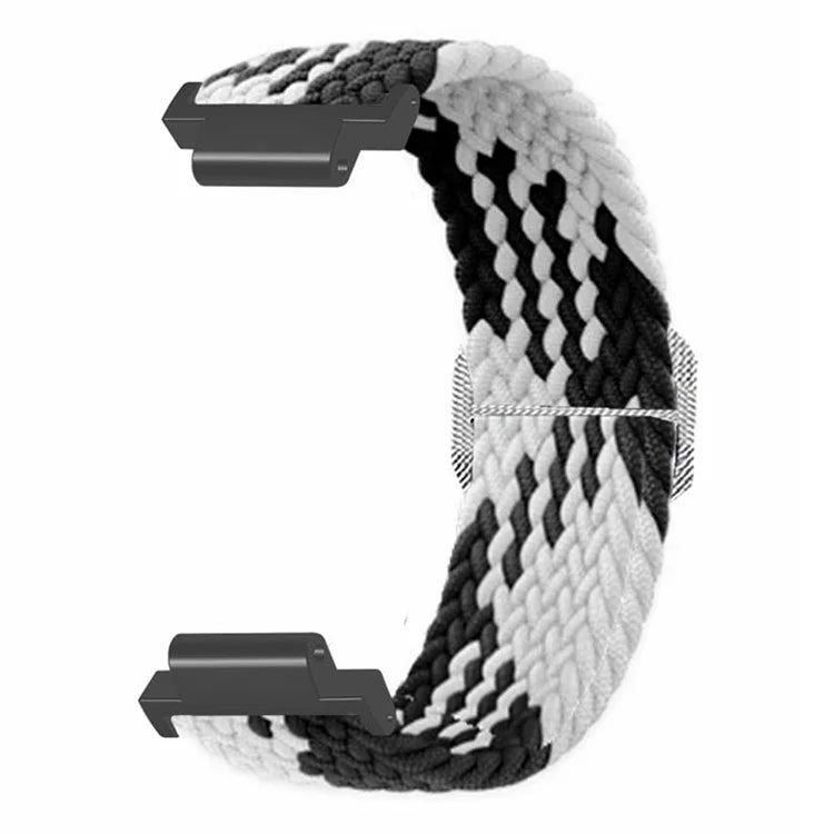 For Garmin Forerunner 220 / 230 / 235 / 735XT / 620 / 630 Watch Strap Stretchy Braided Nylon Band