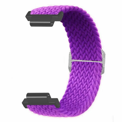 For Garmin Forerunner 220 / 230 / 235 / 735XT / 620 / 630 Watch Strap Stretchy Braided Nylon Band