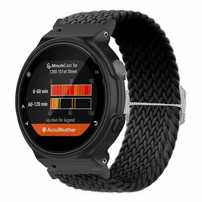 For Garmin Forerunner 220 / 230 / 235 / 735XT / 620 / 630 Watch Strap Stretchy Braided Nylon Band