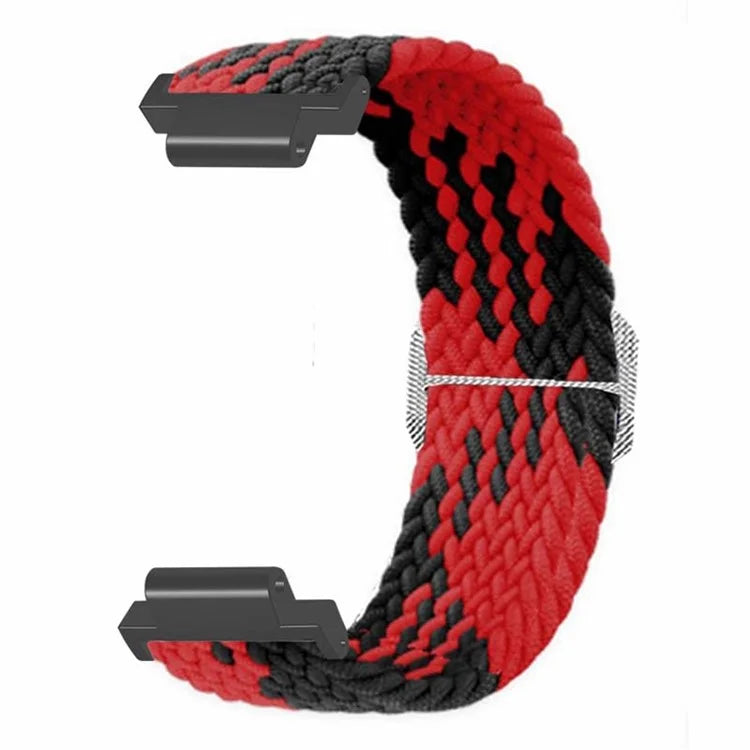For Garmin Forerunner 220 / 230 / 235 / 735XT / 620 / 630 Watch Strap Stretchy Braided Nylon Band