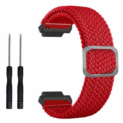 For Garmin Forerunner 220 / 230 / 235 / 735XT / 620 / 630 Watch Strap Stretchy Braided Nylon Band