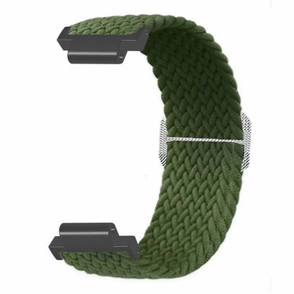 For Garmin Forerunner 220 / 230 / 235 / 735XT / 620 / 630 Watch Strap Stretchy Braided Nylon Band