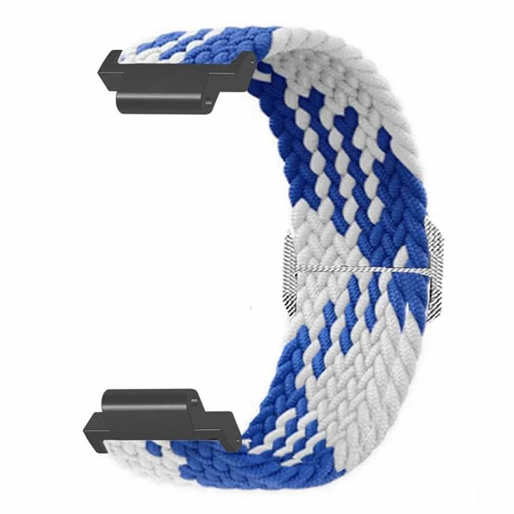 For Garmin Forerunner 220 / 230 / 235 / 735XT / 620 / 630 Watch Strap Stretchy Braided Nylon Band