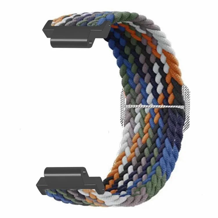 For Garmin Forerunner 220 / 230 / 235 / 735XT / 620 / 630 Watch Strap Stretchy Braided Nylon Band