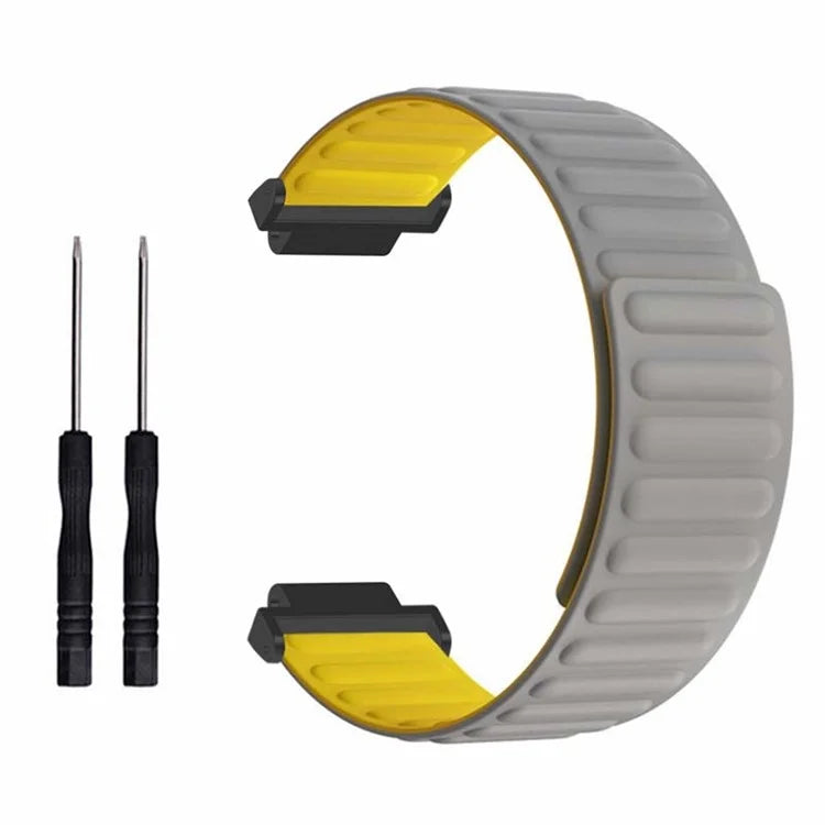 For Garmin Forerunner 220 / 230 / 235 / 735XT / 620 / 63 Silicone Strap Magnetic Smartwatch Bands