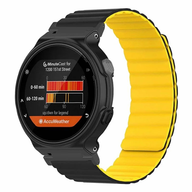For Garmin Forerunner 220 / 230 / 235 / 735XT / 620 / 630 Silicone Strap Magnetic Smartwatch Bands