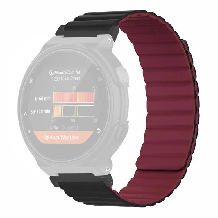 For Garmin Forerunner 220 / 230 / 235 / 735XT / 620 / 630 Silicone Strap Magnetic Smartwatch Bands