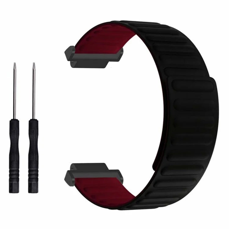 For Garmin Forerunner 220 / 230 / 235 / 735XT / 620 / 630 Silicone Strap Magnetic Smartwatch Bands