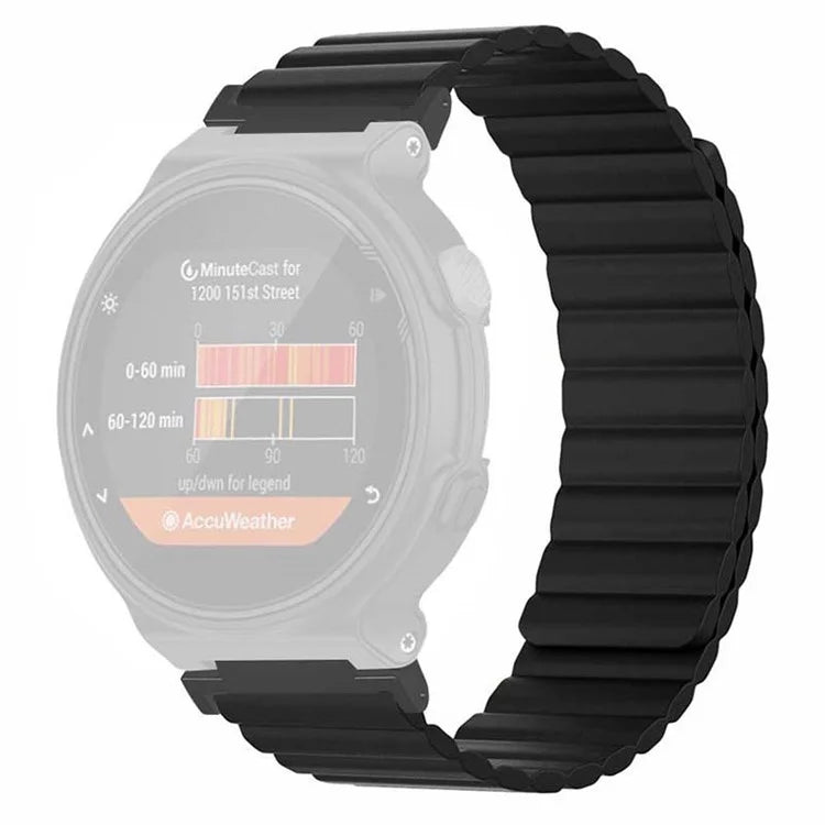 For Garmin Forerunner 220 / 230 / 235 / 735XT / 620 / 630 Silicone Strap Magnetic Smartwatch Bands