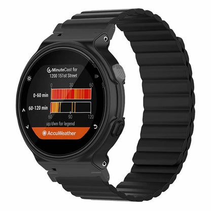 For Garmin Forerunner 220 / 230 / 235 / 735XT / 620 / 630 Silicone Strap Magnetic Smartwatch Bands