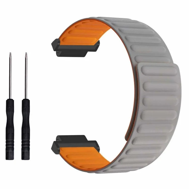 For Garmin Forerunner 220 / 230 / 235 / 735XT / 620 / 630 Silicone Strap Magnetic Smartwatch Bands
