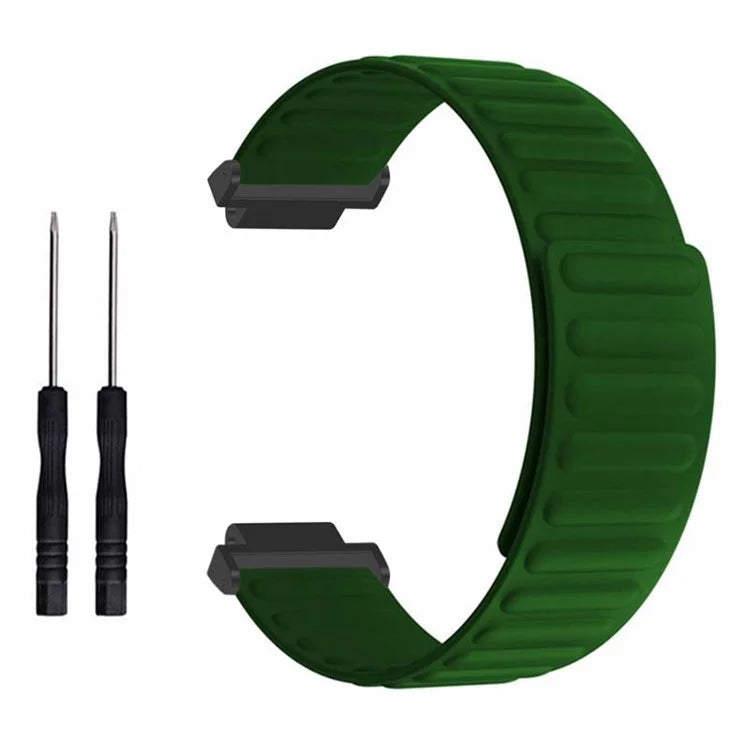 For Garmin Forerunner 220 / 230 / 235 / 735XT / 620 / 630 Silicone Strap Magnetic Smartwatch Bands