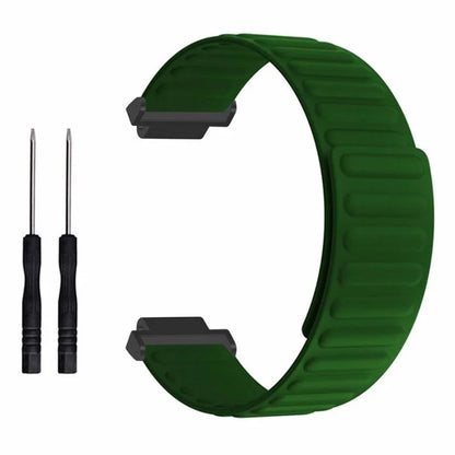 For Garmin Forerunner 220 / 230 / 235 / 735XT / 620 / 630 Silicone Strap Magnetic Smartwatch Bands