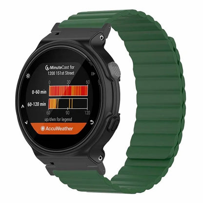 For Garmin Forerunner 220 / 230 / 235 / 735XT / 620 / 630 Silicone Strap Magnetic Smartwatch Bands