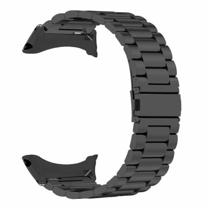 For Suunto Core Watch Band 3-Bead Steel Dual Press Buckle Wrist Strap