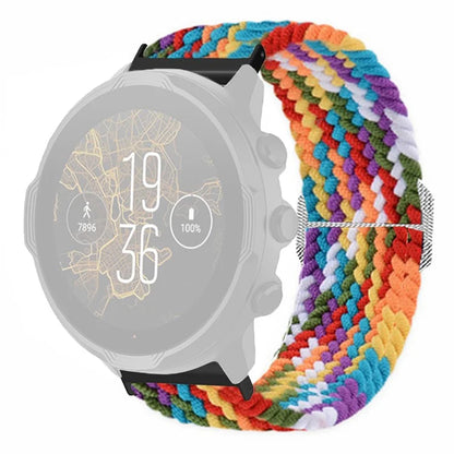 For Suunto Spartan Sport Wrist HR Baro / Suunto 7 Watch Strap 24mm Braided Nylon Band